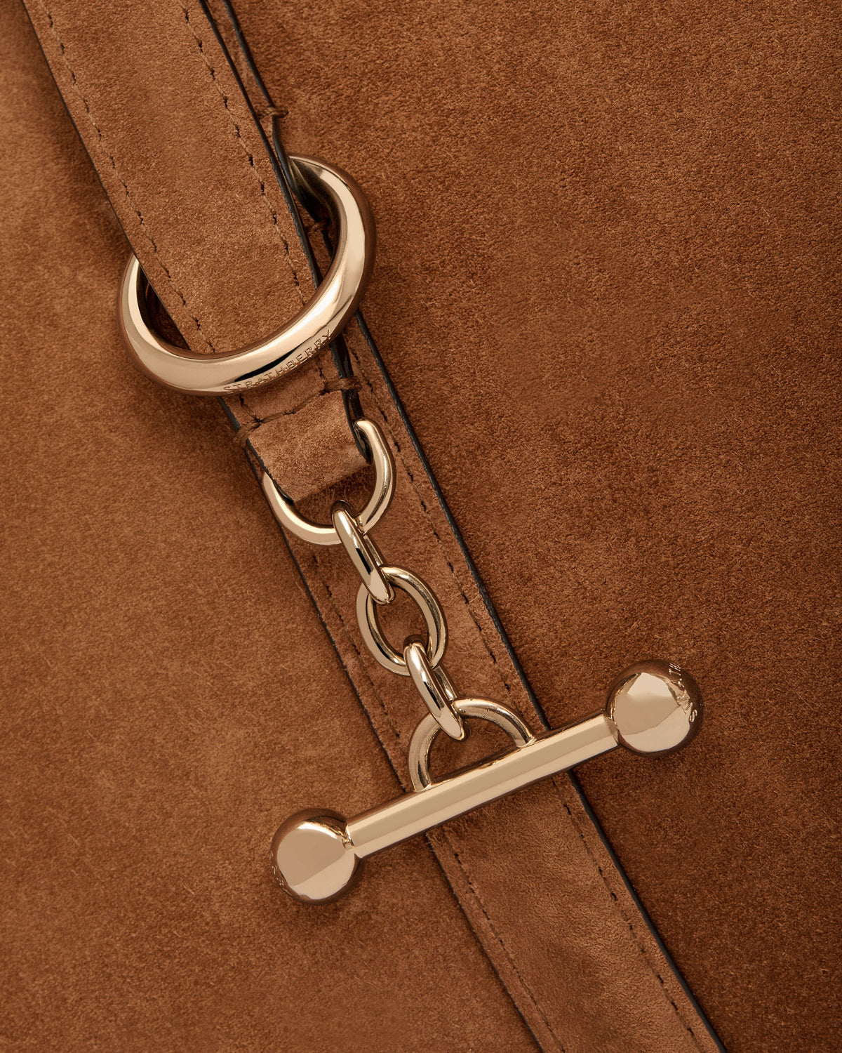 Kite Tote Midi - Tan Suede - View 7