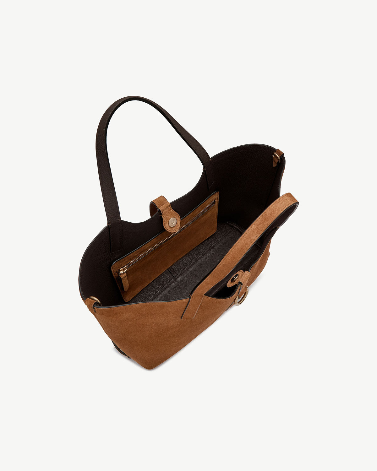 Kite Tote Midi - Tan Suede - View 6