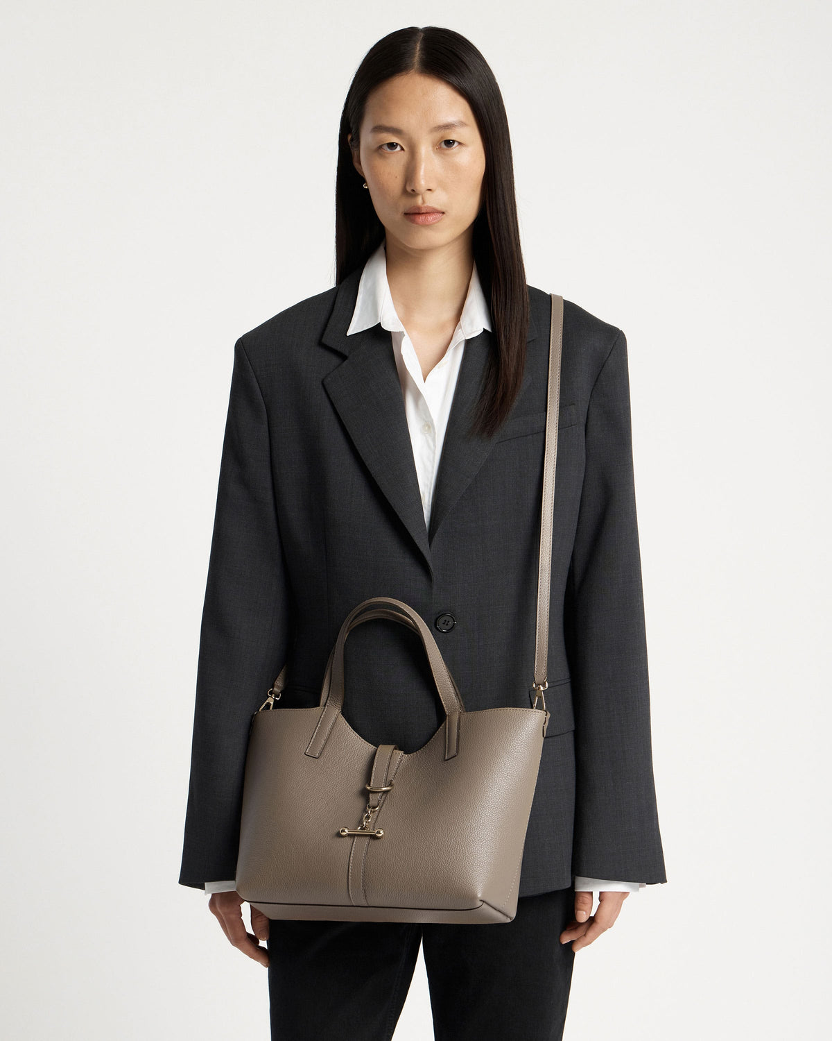 Kite Tote Midi - Taupe - View 10