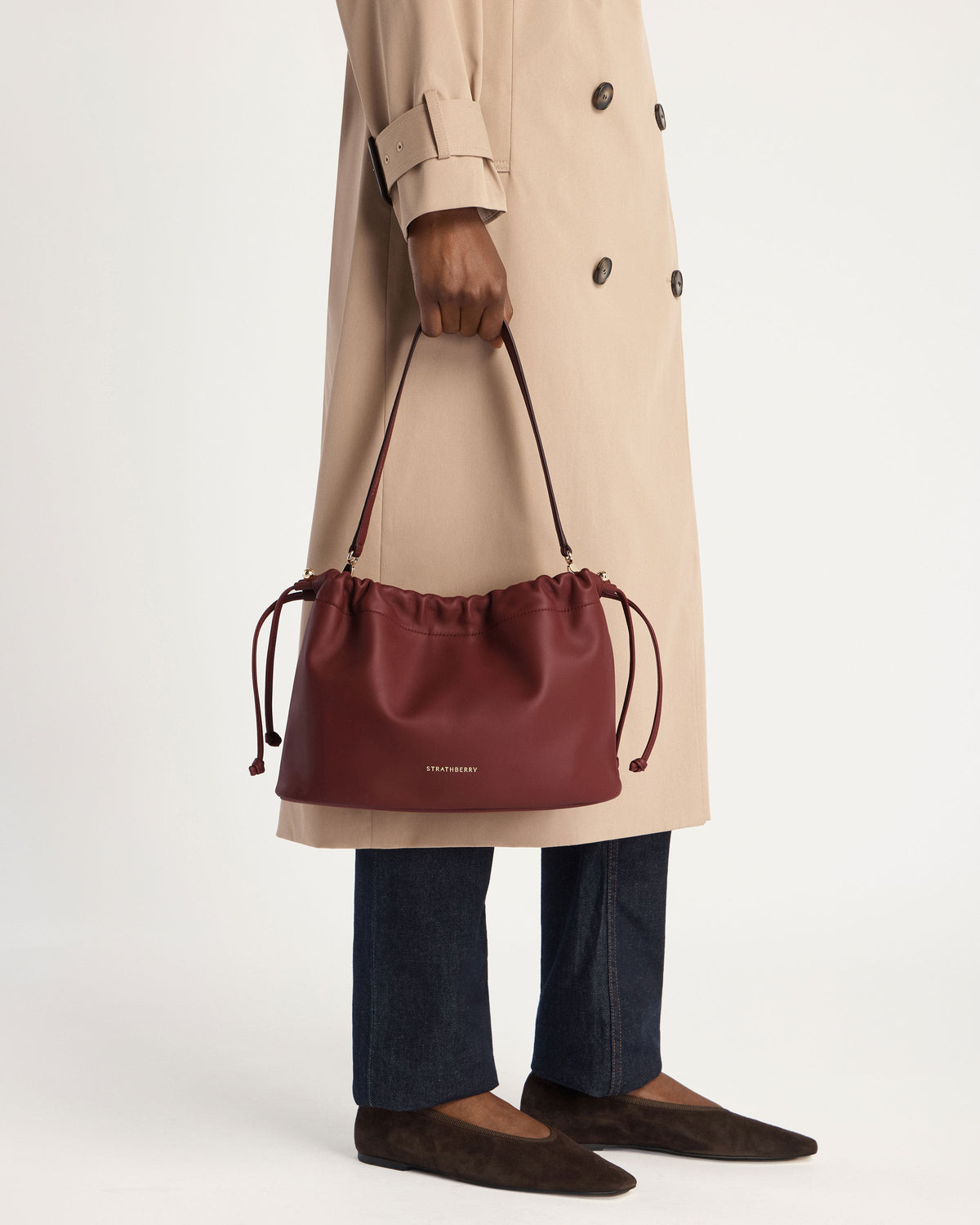 Charlotte Midi Drawstring - Oxblood - View 13