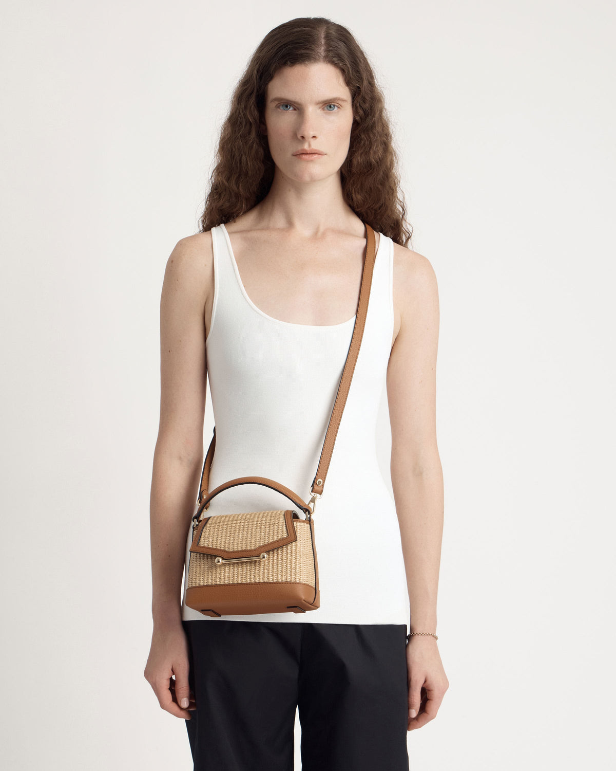 Mosaic Nano - Tan/Natural Raffia - View 9