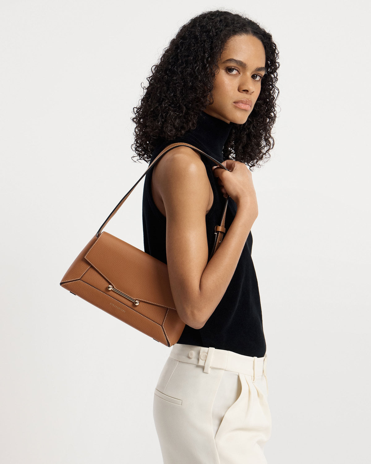 Mosaic Shoulder - Tan - View 9