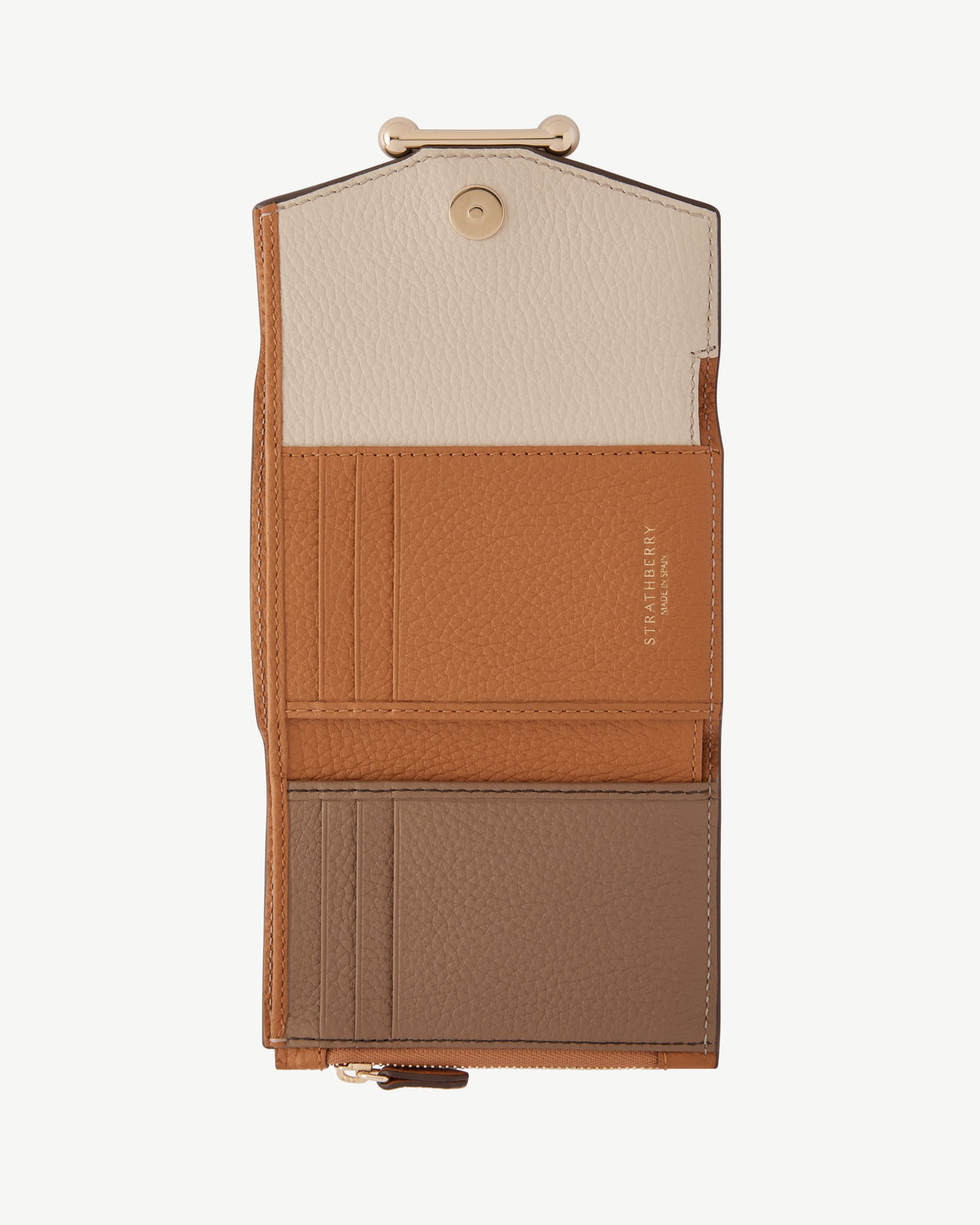 Mosaic Trifold Wallet - Oat/Honey/Clay - View 6