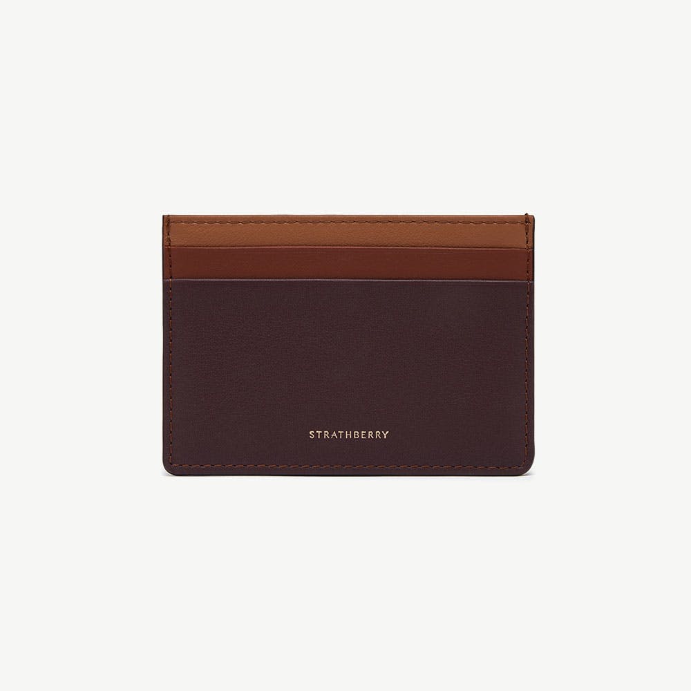 Cardholder - Burgundy/Walnut/Chestnut - View 1