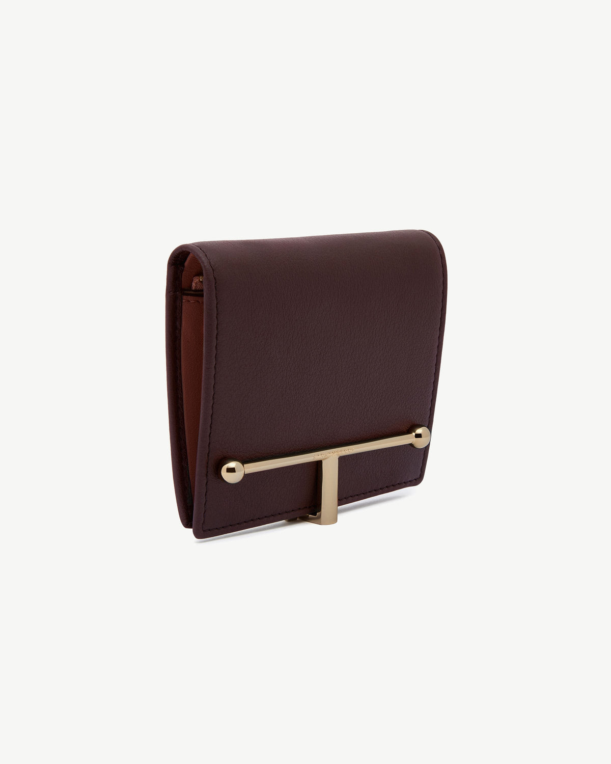 Melville Street Wallet - Burgundy/Walnut - View 3