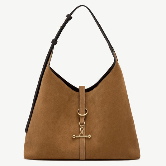 Kite Hobo Maxi - Toffee Suede/Espresso - View 1