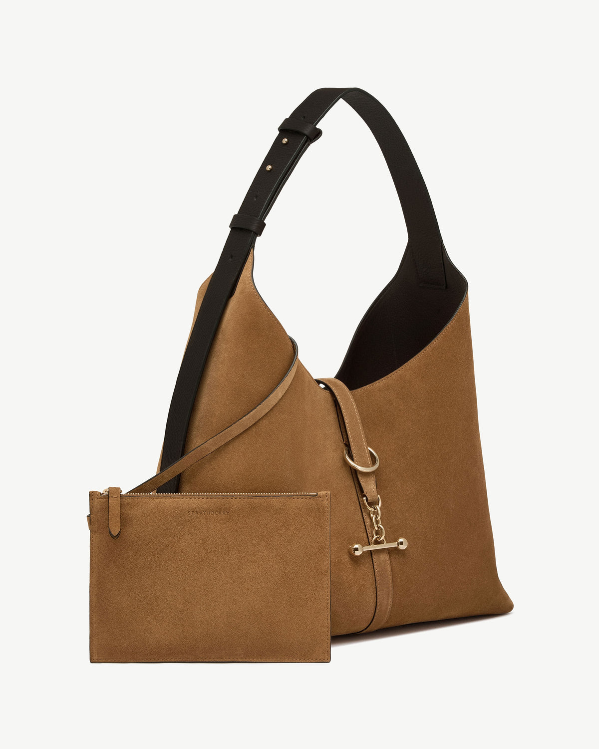 Kite Hobo Maxi - Toffee Suede/Espresso - View 7