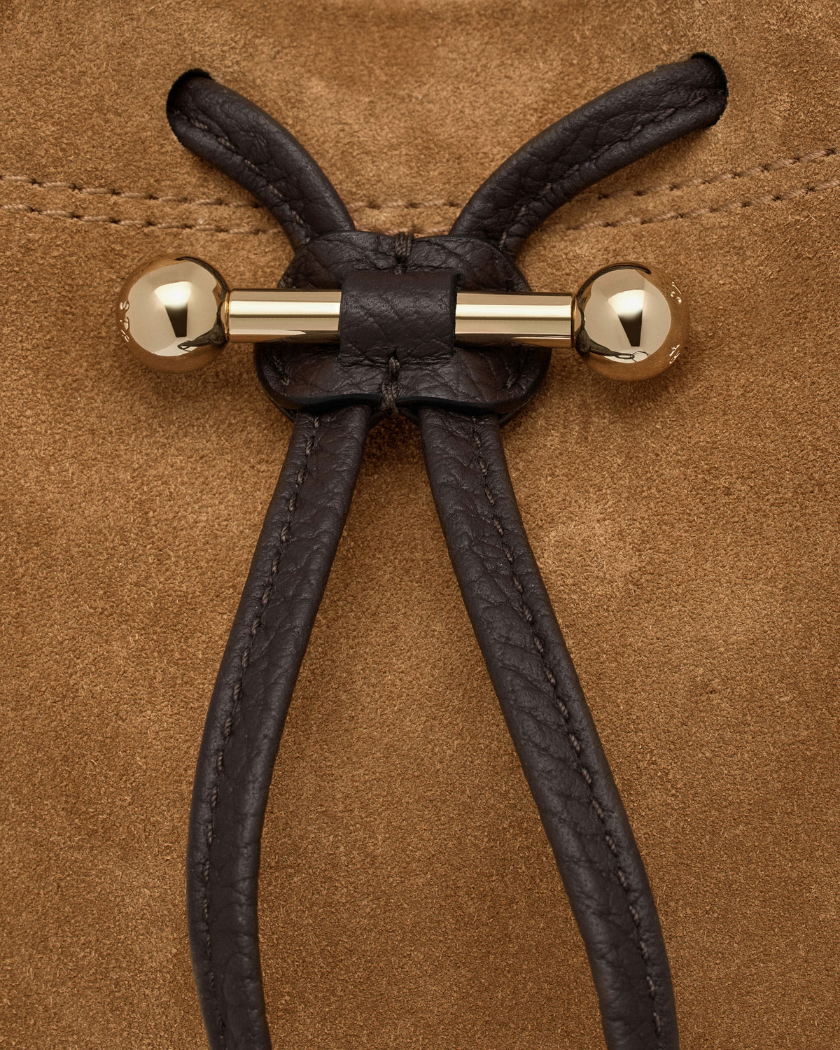Osette Midi Pouch -  Toffee Suede/Espresso - View 6