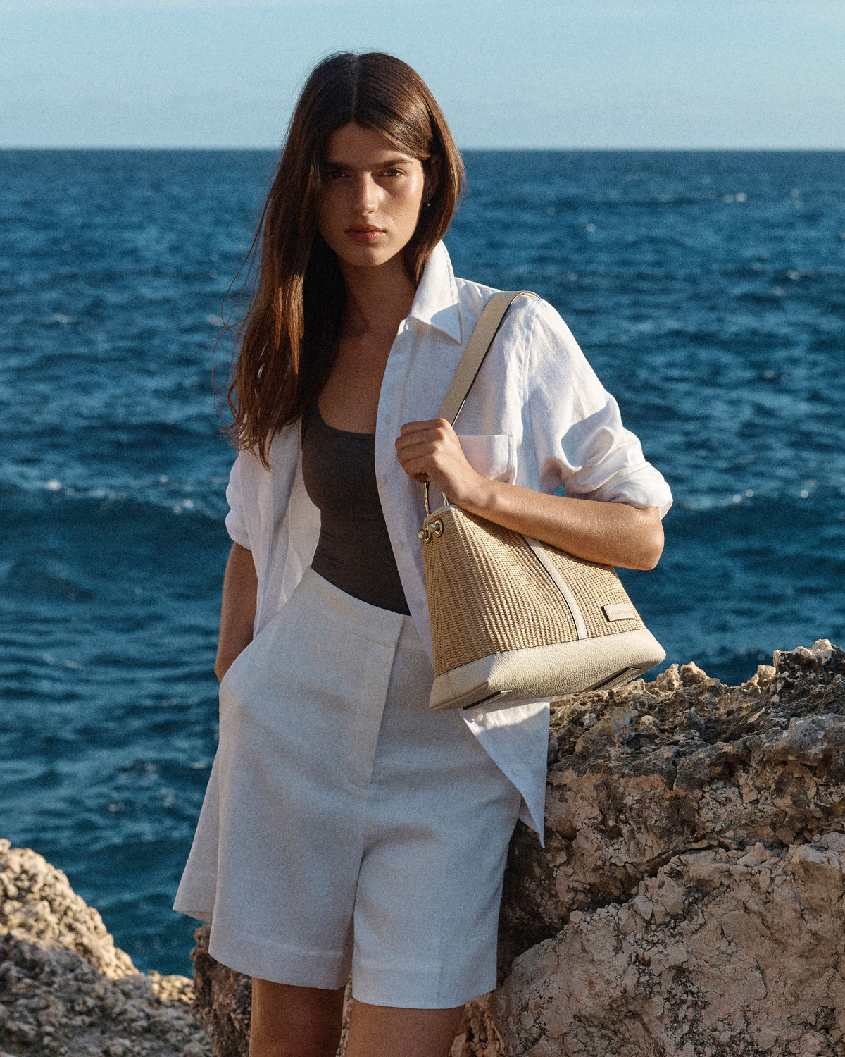 Lana Hobo - Vanilla/Natural Raffia - View 11