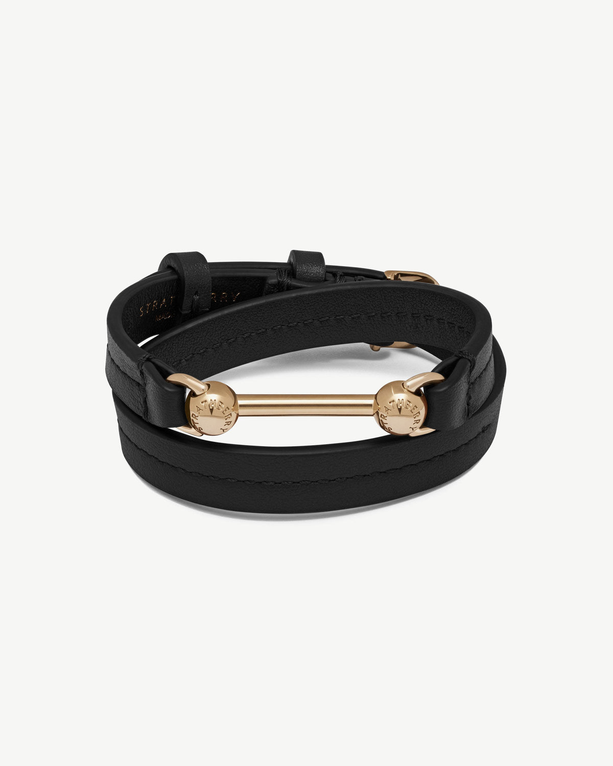Corda Double Wrap Bracelet - Black - View 2