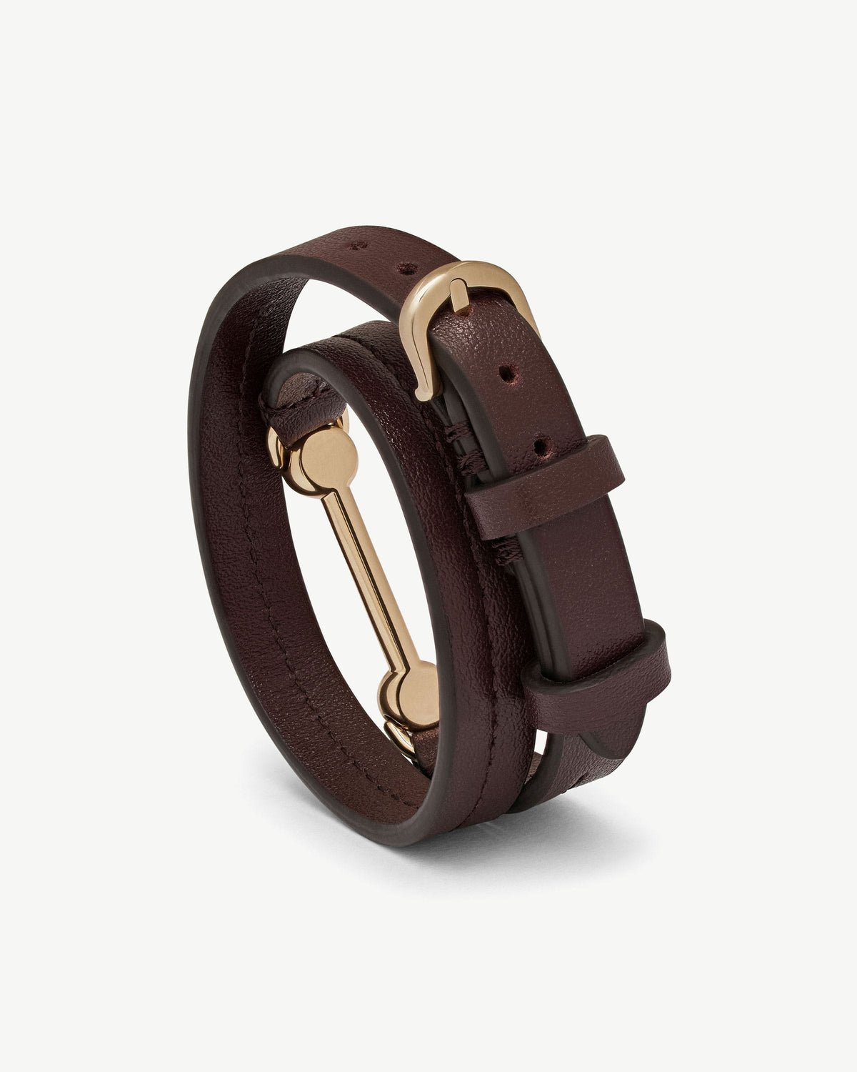 Corda Double Wrap Bracelet - Burgundy - View 3