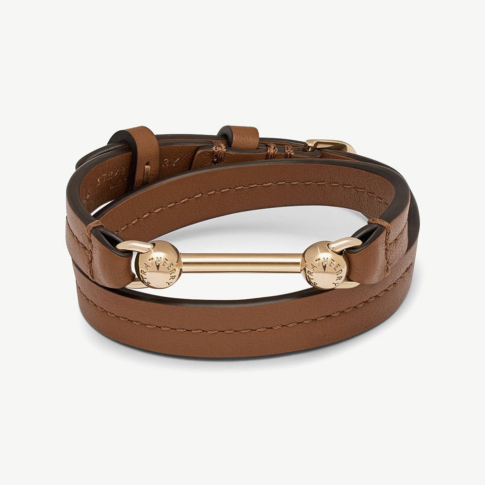 Corda Double Wrap Bracelet - Hazelnut - View 1