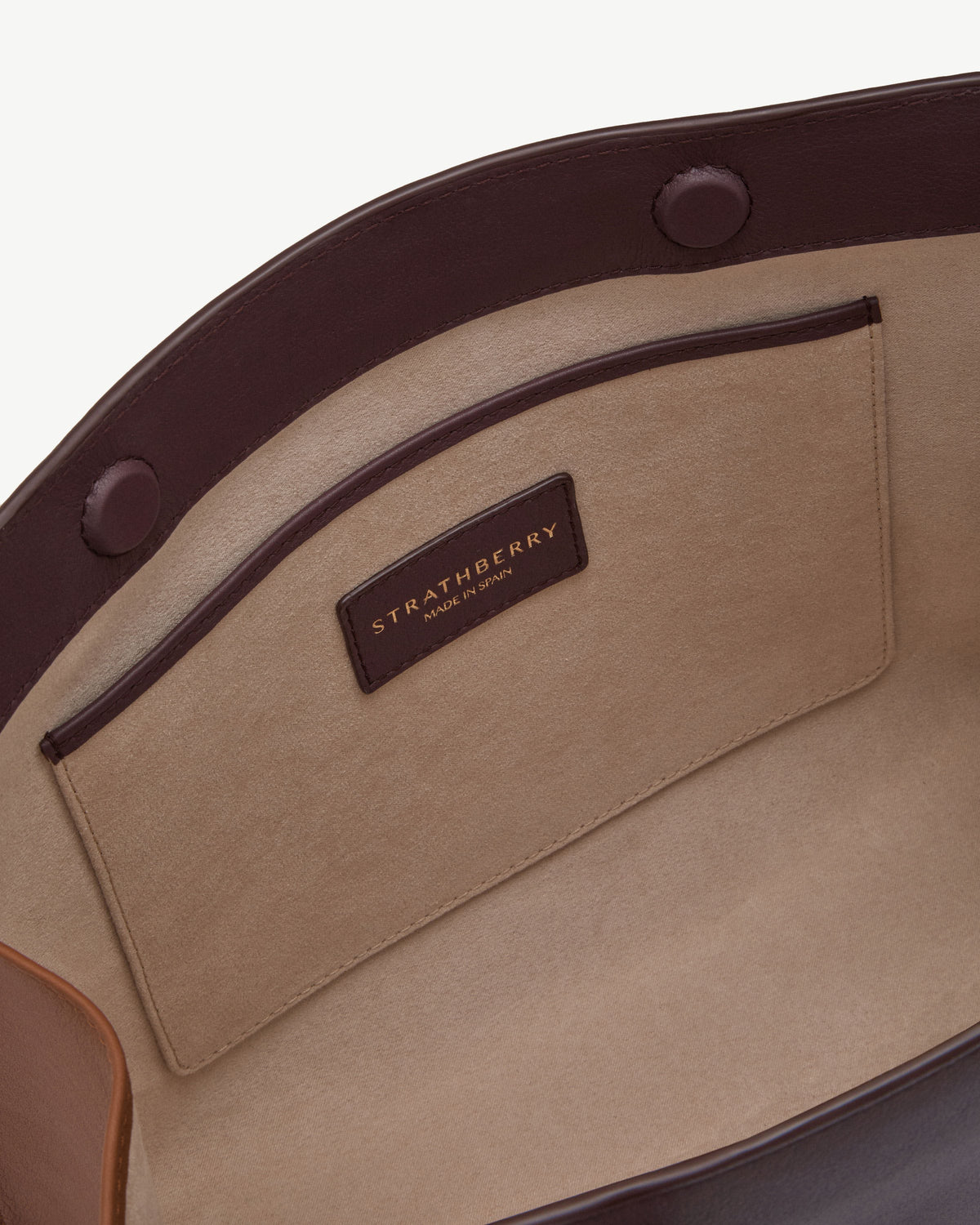 Midi Tote - Burgundy/Walnut/Chestnut - View 8