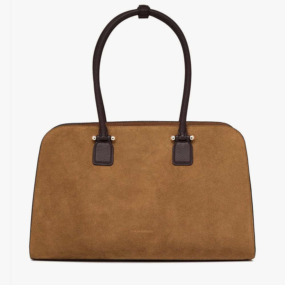 Georgia Maxi - Toffee Suede/Espresso - View 1