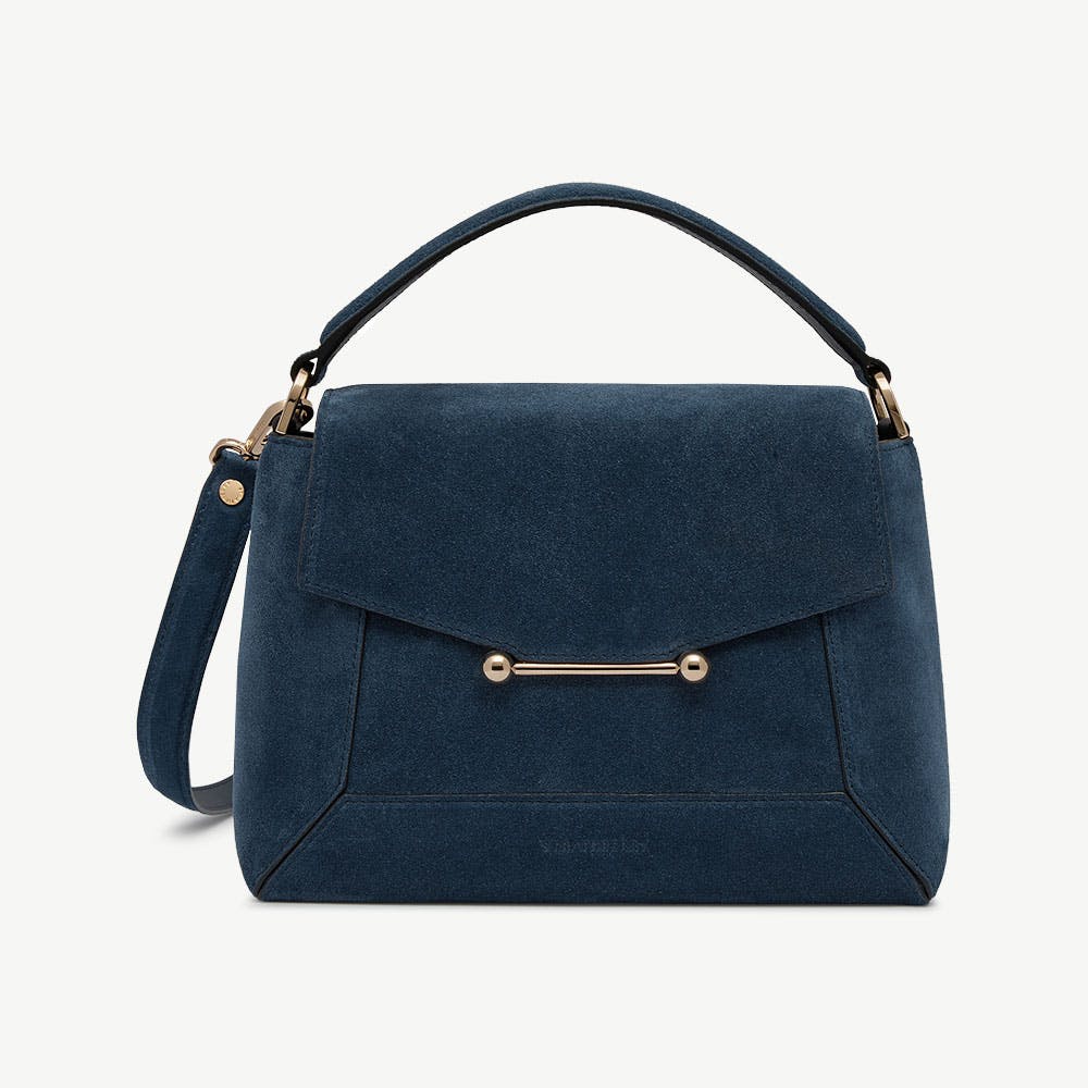 Mosaic Bag - Loch Blue Suede - View 1