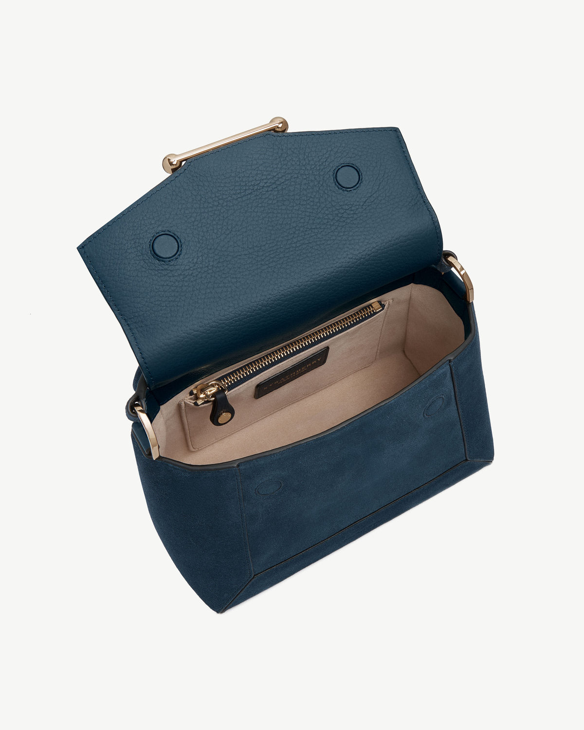 Mosaic Bag - Loch Blue Suede - View 5