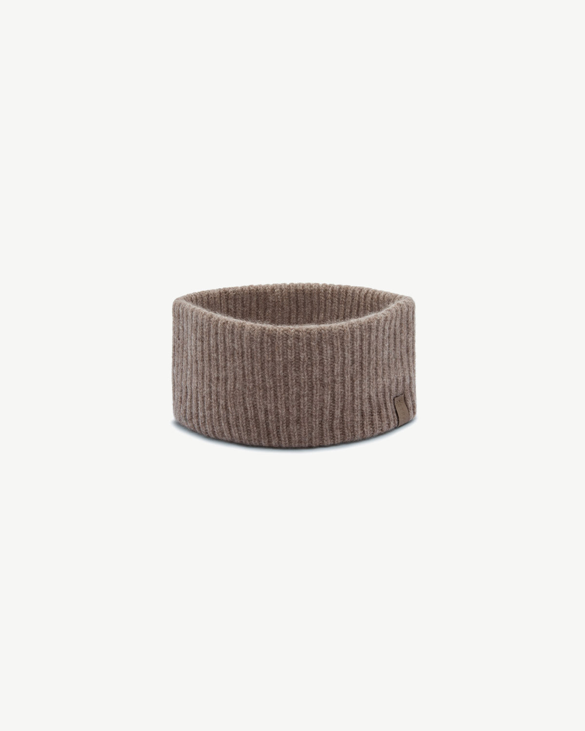 Westray Ribbed Cashmere Headband - Pebble - View 2