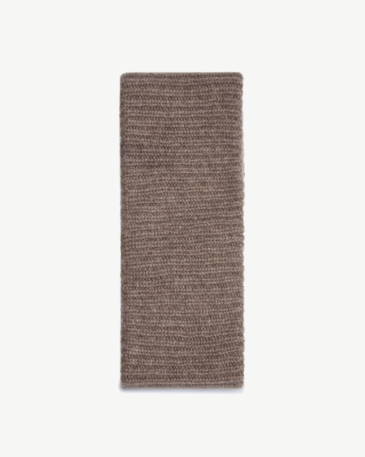 Westray Ribbed Cashmere Headband - Pebble - View 4
