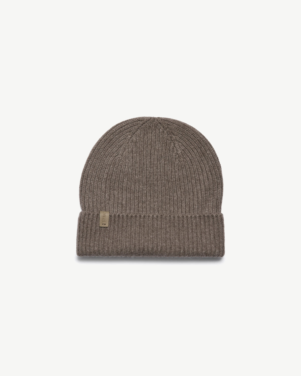 Westray Ribbed Cashmere Beanie - Otter - View 3