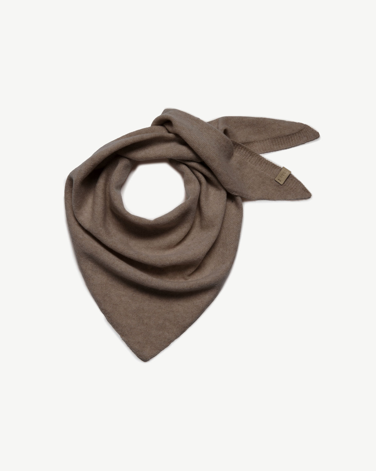 Westray Cashmere Bandana - Pebble - View 2
