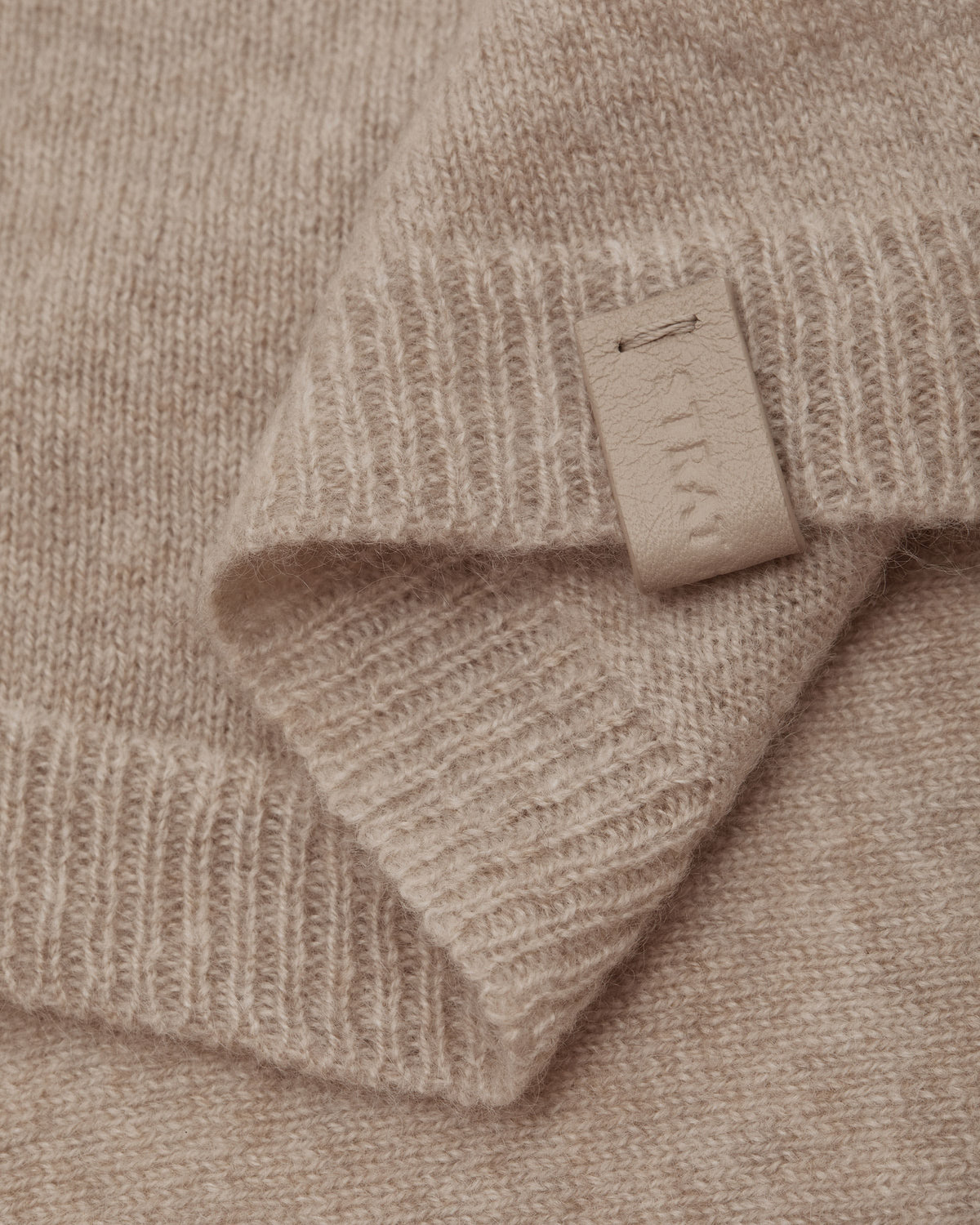 Westray Cashmere Bandana - Oat - View 4
