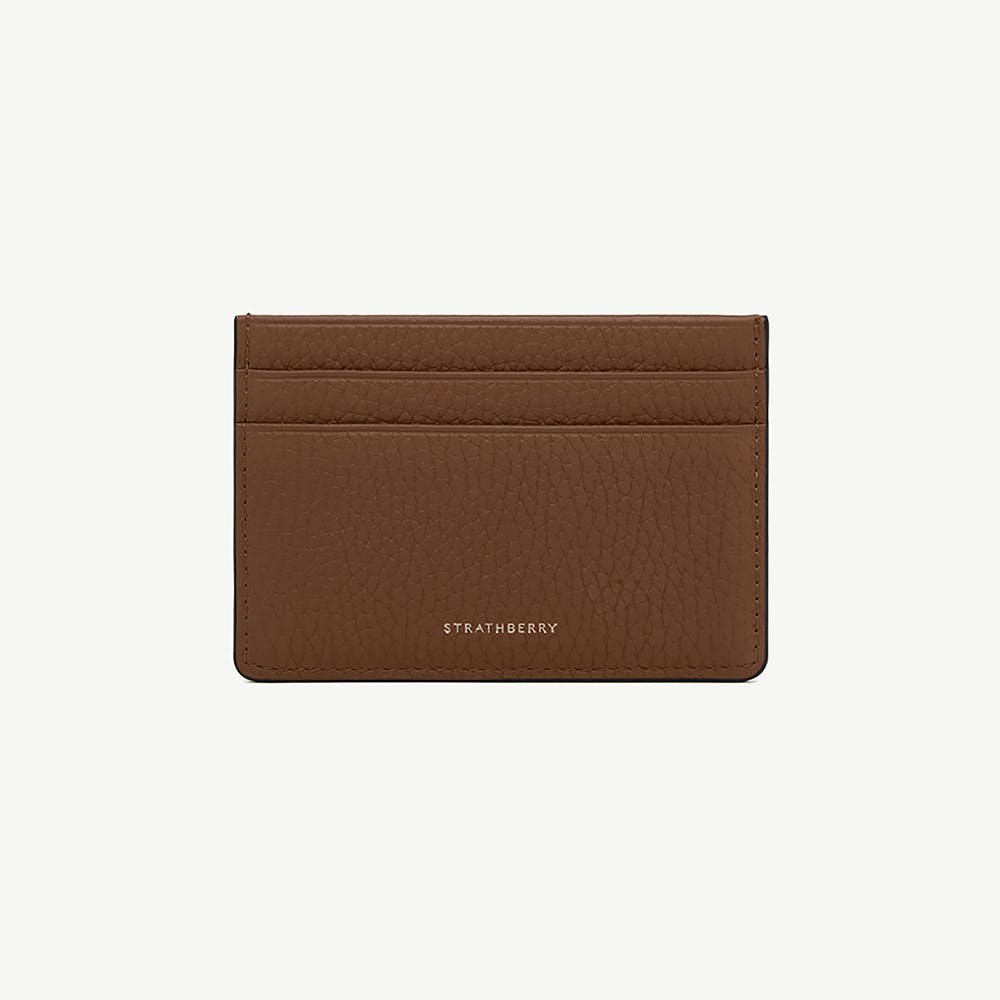 3 Slot Cardholder - Dark Tan - View 1