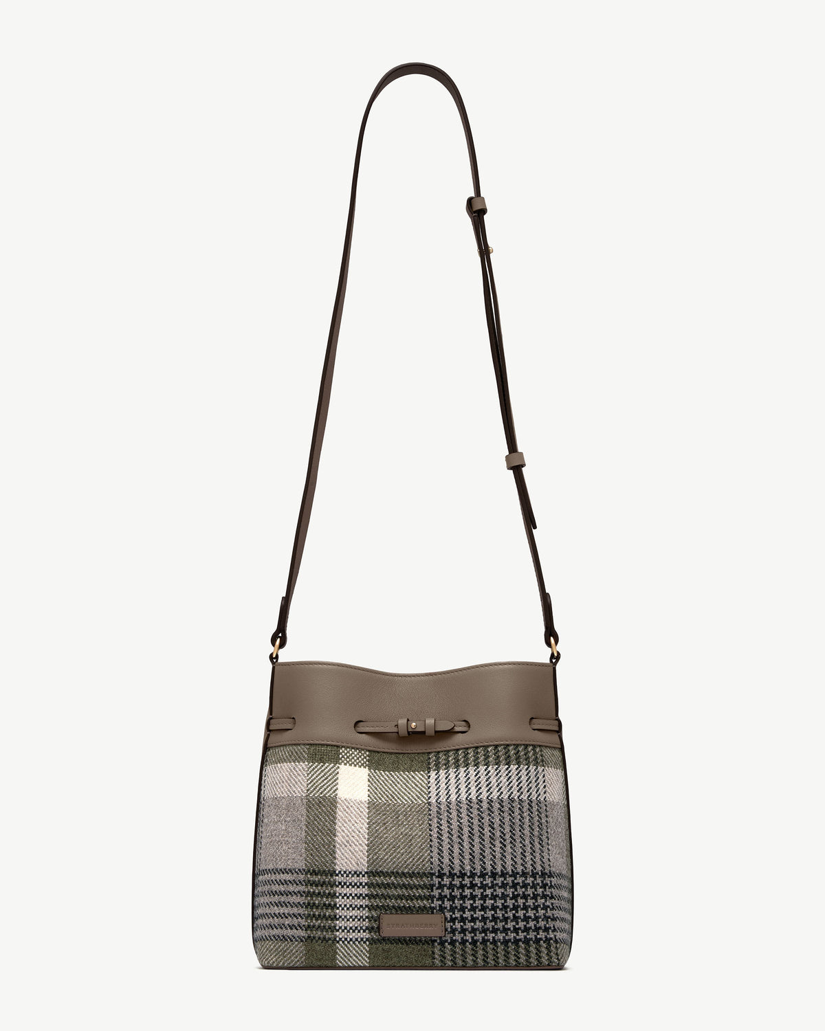 Corda Bucket - Strathberry Tartan Taupe - View 4