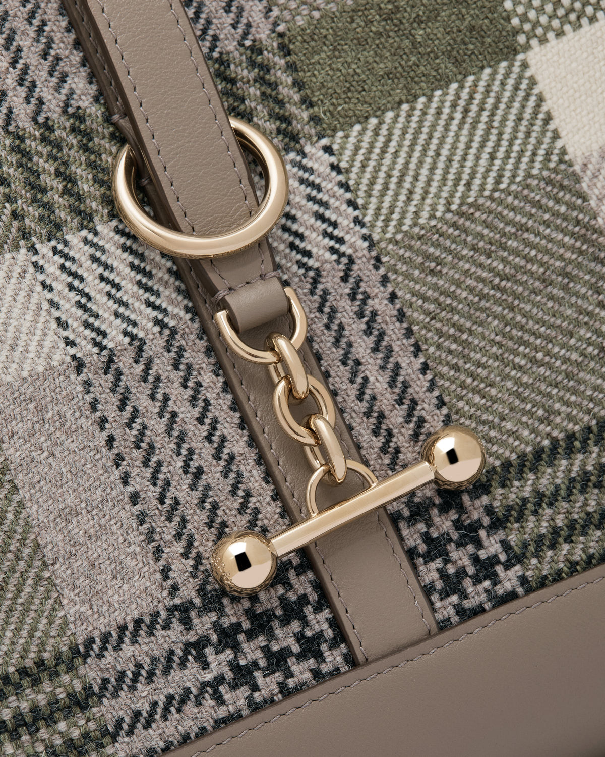 Kite Hobo - Strathberry Tartan Taupe - View 6