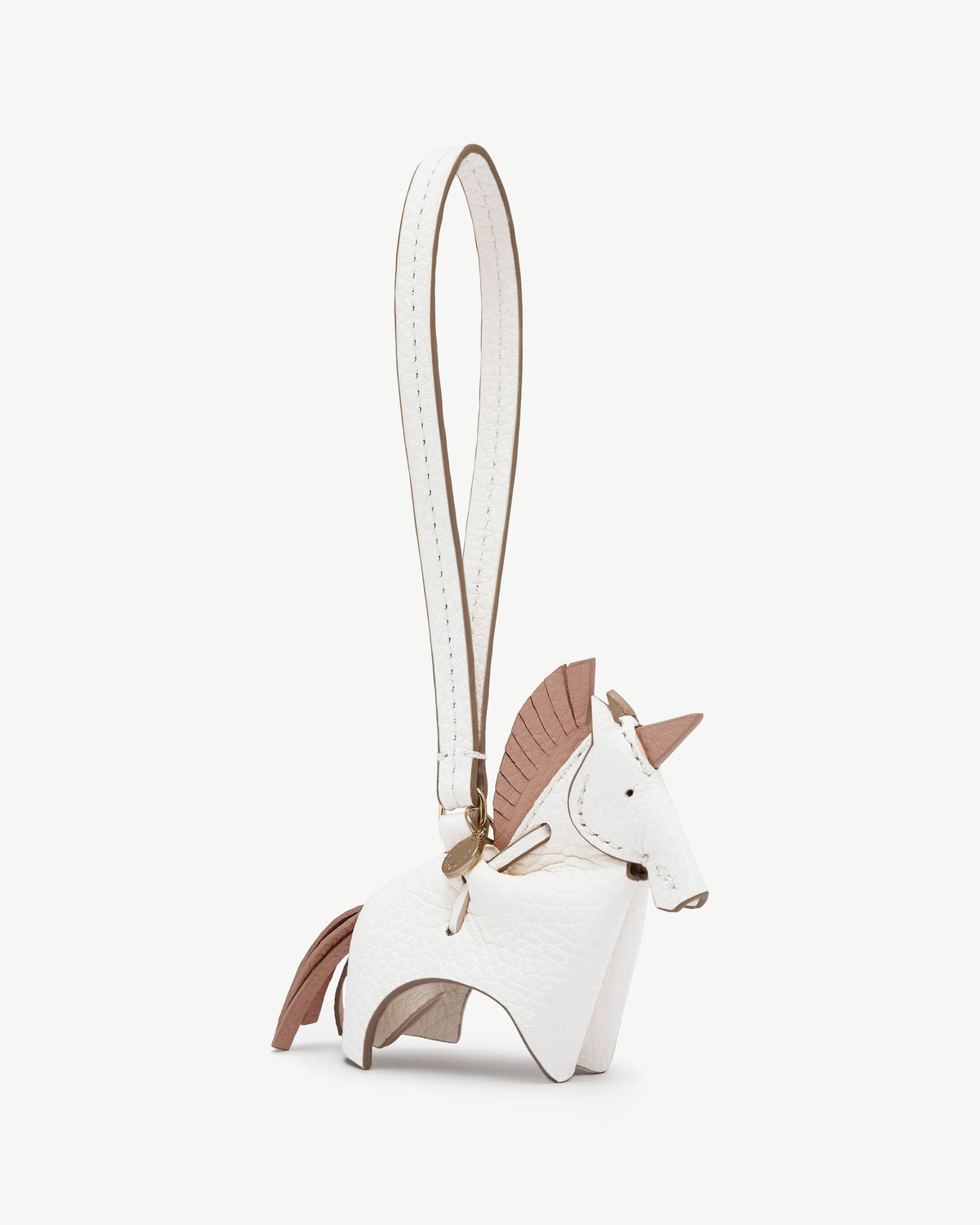 Bag Charm - White/Peony Unicorn - image 3