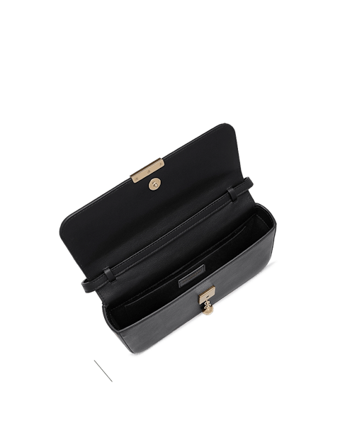 Nocturn Clutch - Black Embroidered Satin - image 33